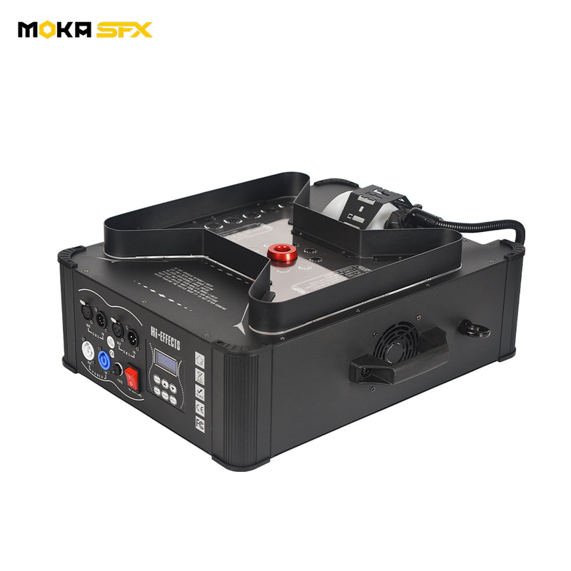 MOKA SFX H-F01 1500w Hi-Super Jet LED Fog Machine Instant Stop Dmx/Remote Control