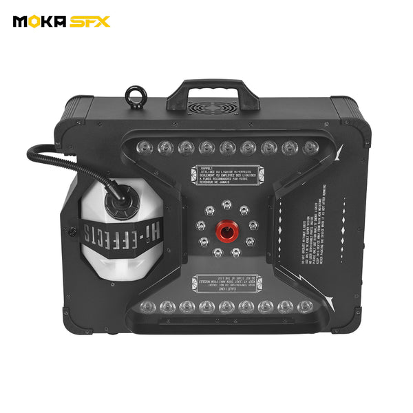 MOKA SFX H-F01 1500w Hi-Super Jet LED Fog Machine Instant Stop Dmx/Remote Control