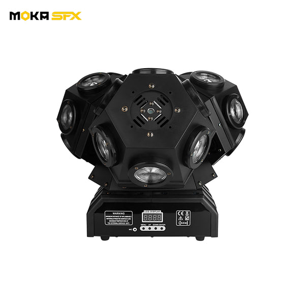 MOKA SFX 18Pcs Three Head DJ Moving Head Light