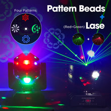 MOKA SFX 24Pcs RGBW 4IN1 LED Laser Moving Head Light Professional Stage Beam Strobe Soccer DMX DJ Disco Party Ball