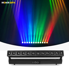 MOKA SFX 12×40W RGBW 4in1 LED Zoom Beam Wash Bar Moving Head Lights For Stage Event Lighting