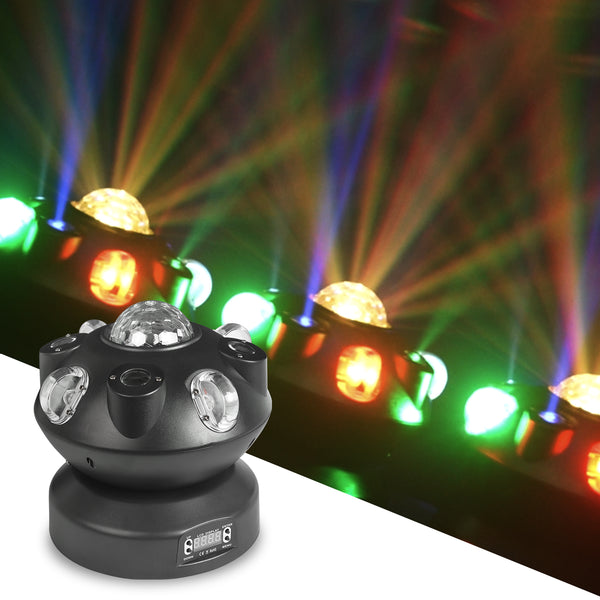 MOKA SFX 100W DJ Laser Beam Light Disco Ball Strobe Stage Lighting Cabeza móvil Led Rgb Control Dmx Mostrar eventos