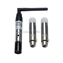 Wireless DMX512 Transmitter Receiver LED Lighting Male Female Plugs