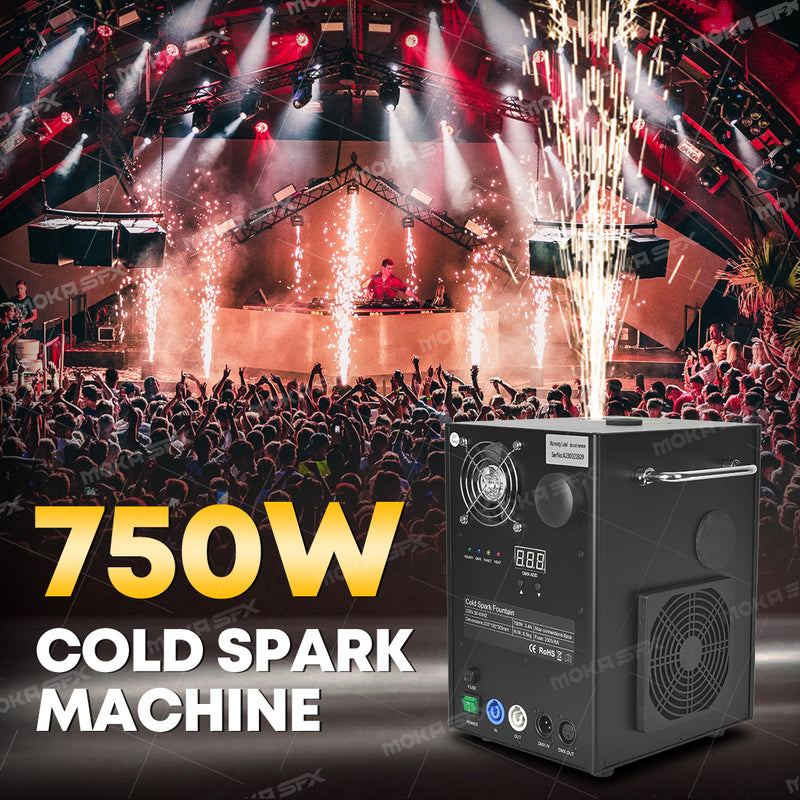 MOKA SFX MK-E11 750W Cold Spark Machine(Black)