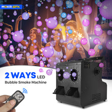 MOKA SXF MK-B13A LED Waterproof Double Head Bubble Fog Machine Plastic Body