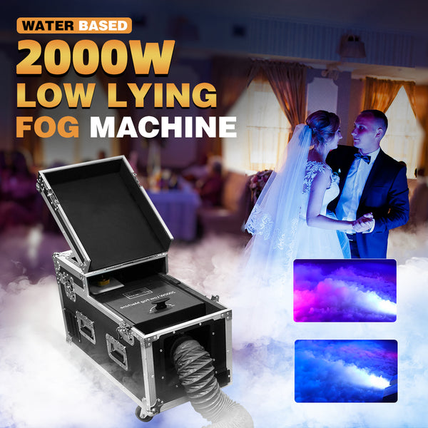 MOKA SFX MK-F15 2000W  DMX/Wireless Remote Waterbased Fog Machine