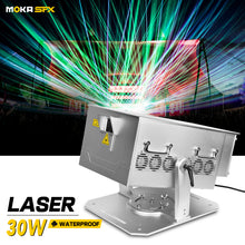 MOKA SFX MK-LSP30 30W Full-color Animated Laser Light Outdoor Waterproof  With Flightcase