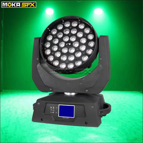 MOKA SFX 36*18W 6 EN 1 RGBW+UV LED Luz de lavado con cabezal móvil