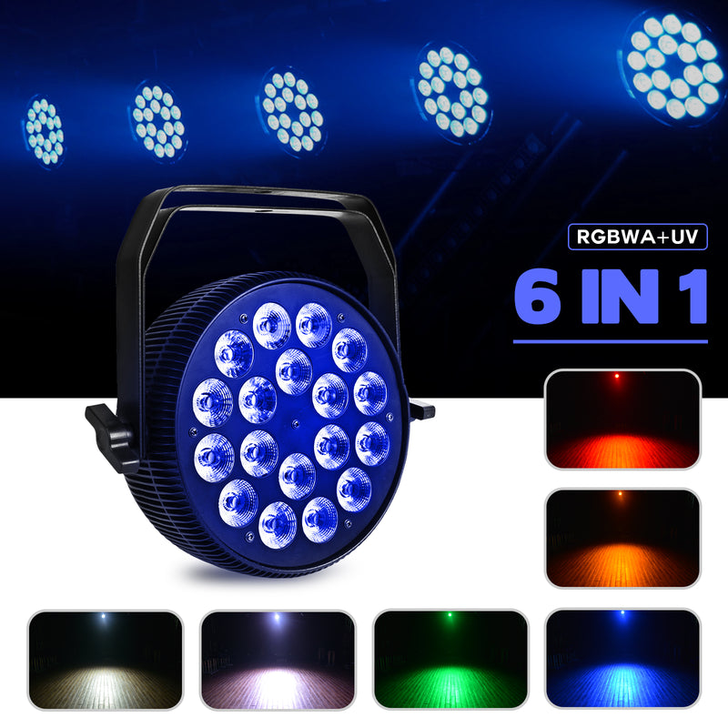 MOKA SFX P-12 RGBWA+UV / P-12A RGBA Ultra-Thin LED Par Light