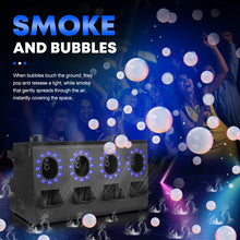 MOKA SFX MK-B12A Waterproof LED 4-Wheel Bubble Machine Plastic Body