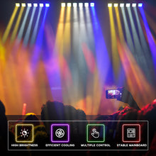 MOKA SFX 6*40W RGBW 4in1 LED Zoom Beam Wash Bar Luz con cabezal móvil para Dj Party Club Stage Event