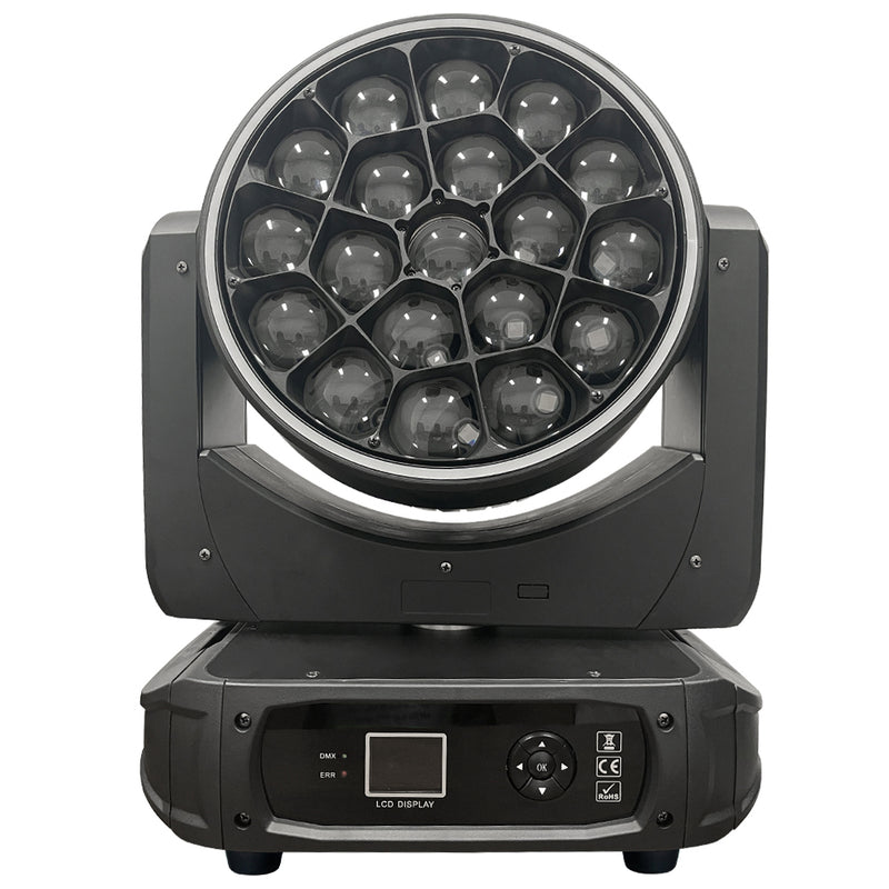 MOKA SFX P-19 19x40W Bee Eyes Moving Head Light (Zoom)