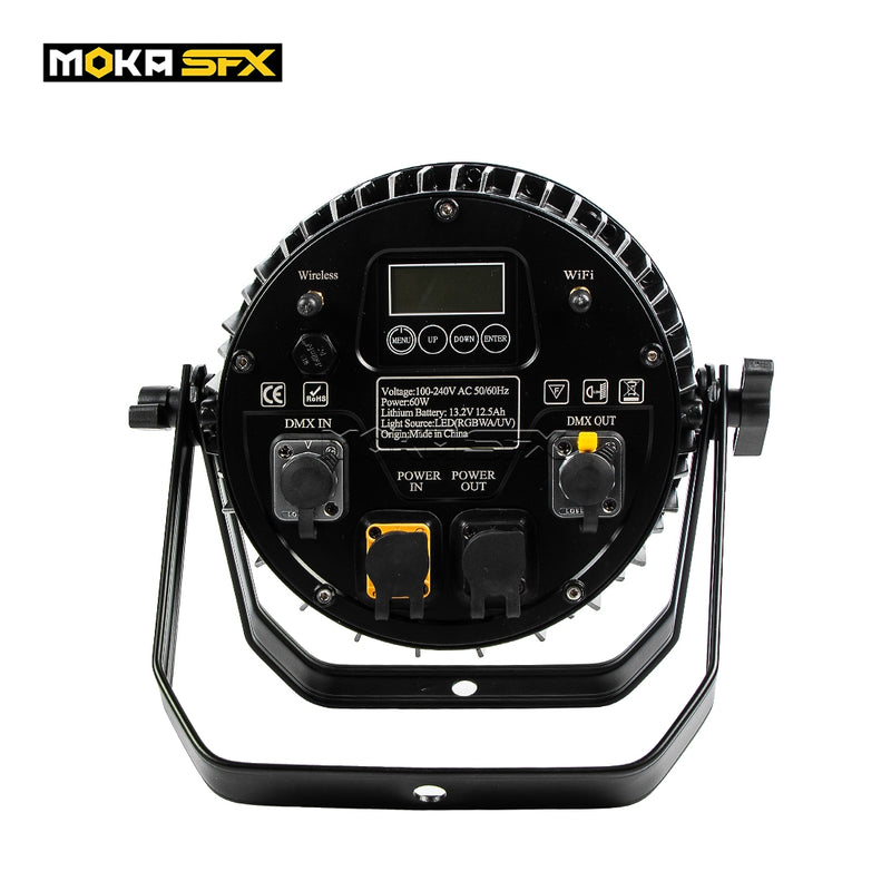 MOKA SFX P-11 12*18W 6 IN 1 DMX  Battery Waterproof Par Light