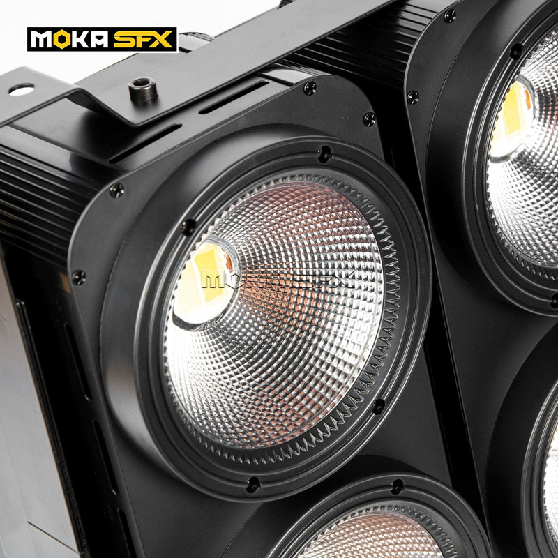 MOKA SFX P-15/P-19 Combinable 4-eye 4*100w 2IN 1/3IN1 RGB LED COB Audience Light