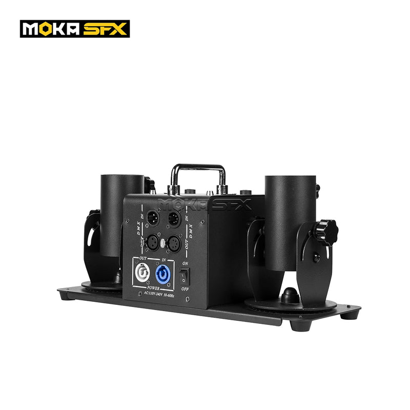 MOKA SFX MK-CN03A 2 Head DMX512 / Remote Battery Confetti Cannon