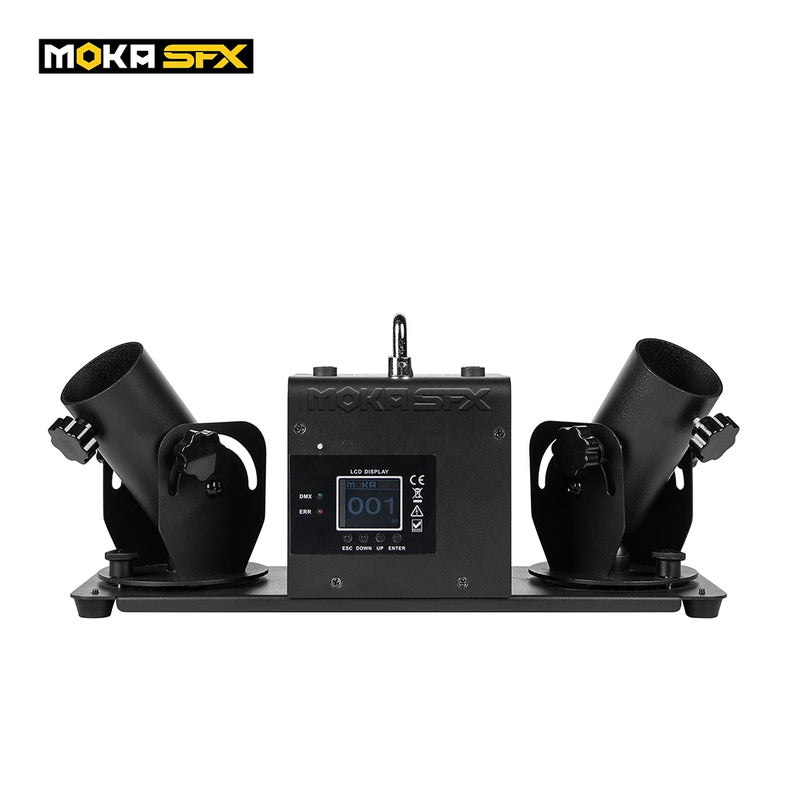 MOKA SFX MK-CN03A 2 Head DMX512 / Remote Battery Confetti Cannon