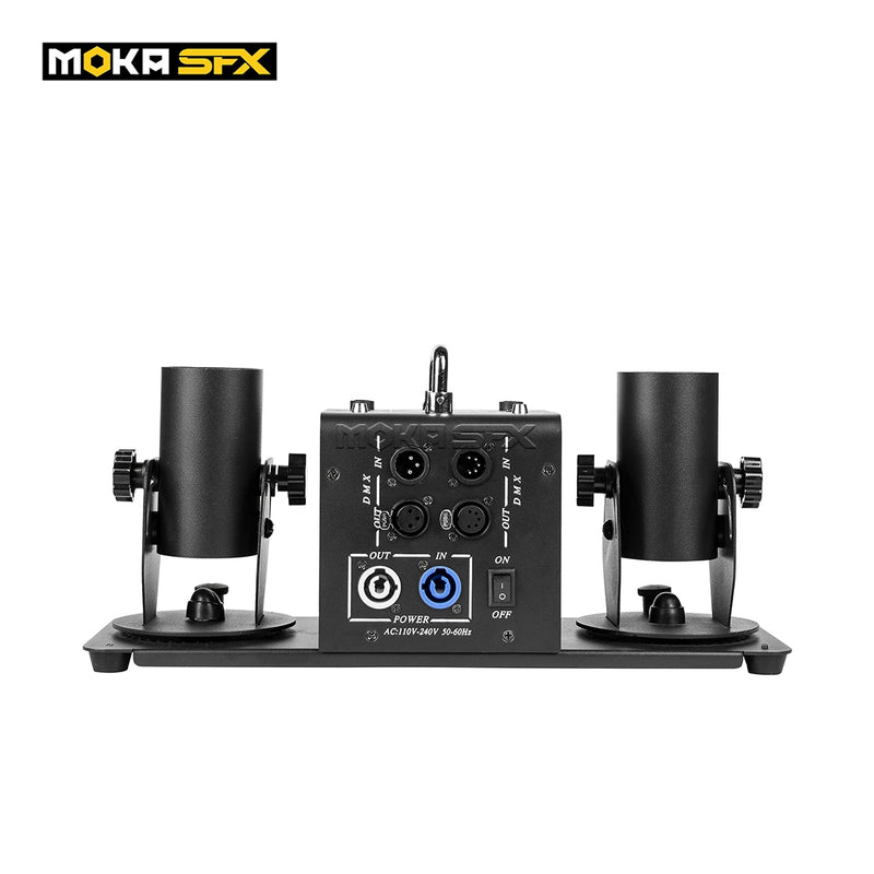 MOKA SFX MK-CN03A 2 Head DMX512 / Remote Battery Confetti Cannon