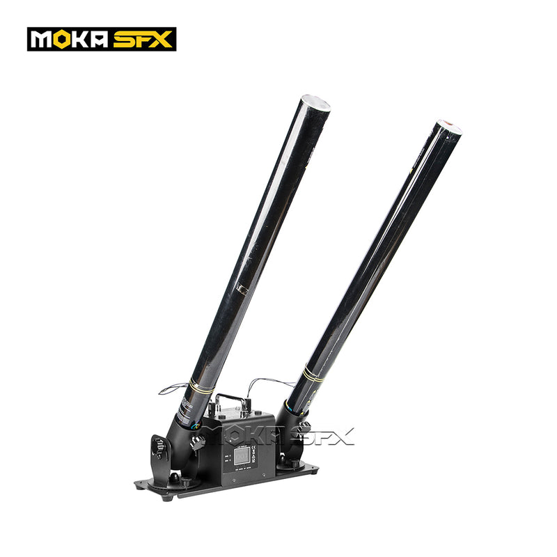 MOKA SFX MK-CN03A 2 Head DMX512 / Remote Battery Confetti Cannon