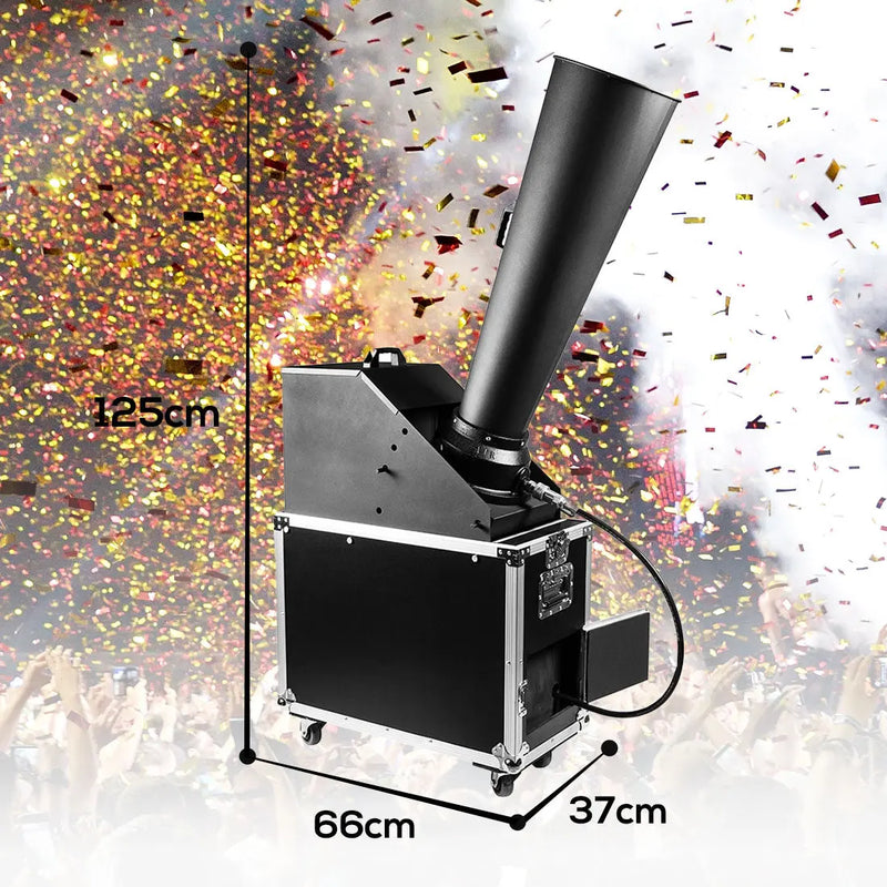 MOKA SFX MK-CN05A CO2 Confetti Blaster DMX Control Powerful Confetti Machine MOKA SFX