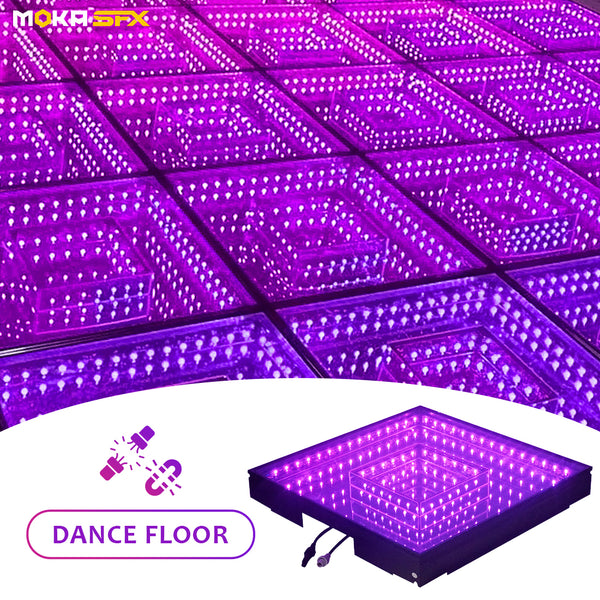 MOKA SFX MK-LD03D Wired/Magnet Double Abyss Infinity 3D LED Dance Floor