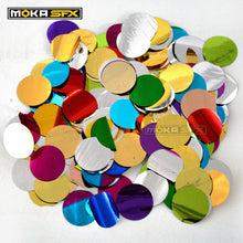 MOKA SFX Colorful Round metallic confetti For Birthday Parties and Weddings