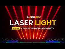 MOKA SFX MK-LS08 8 Eyes RGB Full Color/ Red Moving Head Laser Light